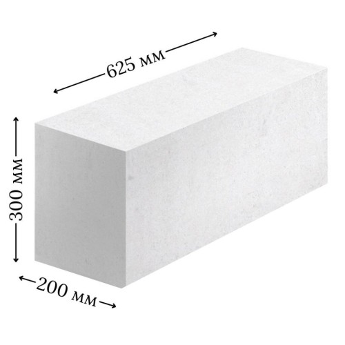 Купить Газоблок Цемрос 625×300×200 (50 шт/поддон) в 